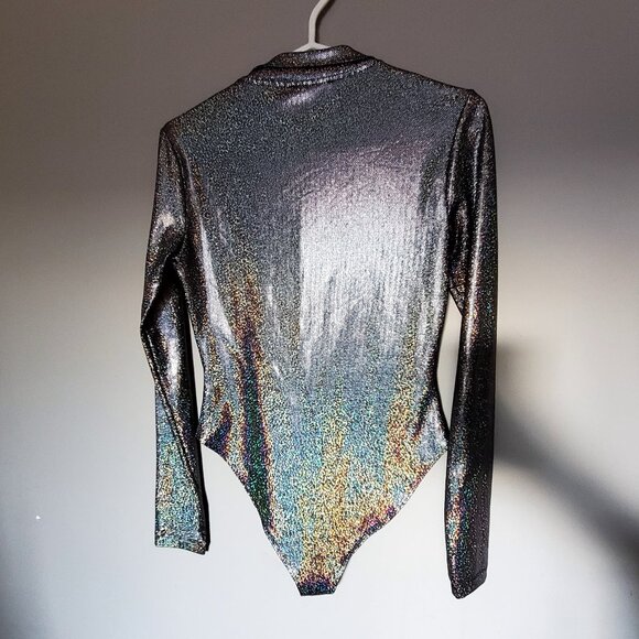 ๐ Forever 21 - Metallic Body Suit ๐ - Picture 3 of 6